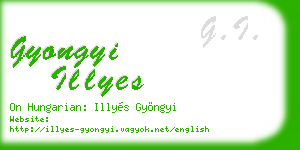 gyongyi illyes business card